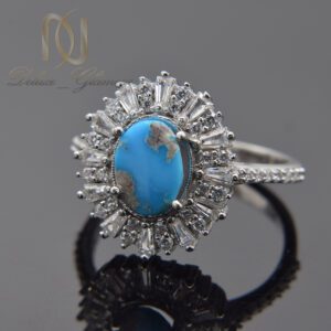 انگشتر نقره زنانه فیروزه نیشابور جدید