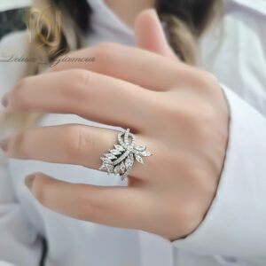 انگشتر نقره زنانه مدل شاخه