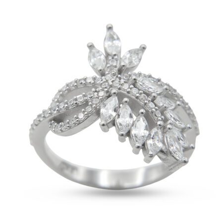 انگشتر نقره زنانه مدل شاخه