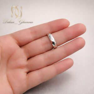 انگشتر حلقه نقره تراش طرح طلا