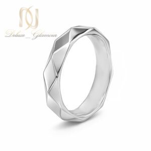 انگشتر حلقه نقره تراش طرح طلا