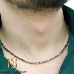 زنجیر نقره مردانه مدل کرال