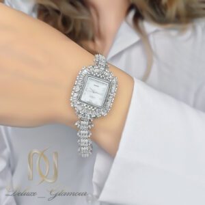 ساعت نقره زنانه جواهری H&D