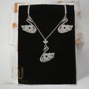 نیم ست نقره قو