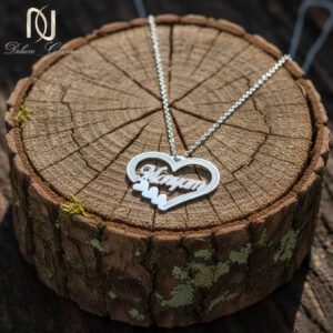 گردنبند اسم نقره مریم لاتین