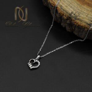 گردنبند نقره زنانه قلبی ظریف