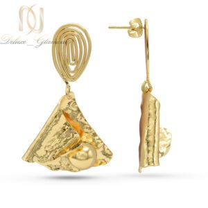 گوشواره زنانه مثلثی طلایی