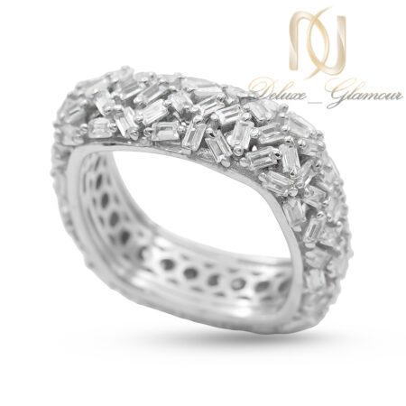 انگشتر نقره زنانه مربعی