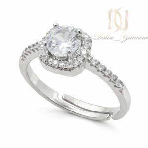 انگشتر زنانه استیل تک نگین