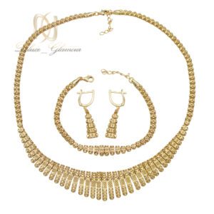 سرویس نقره زنانه تراش طلایی سوپرلوکس