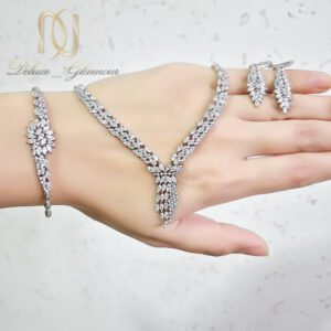 سرویس نقره زنانه جواهری طرح طلا