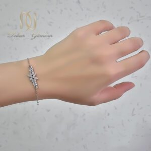 دستبند نقره زنانه مدل گل