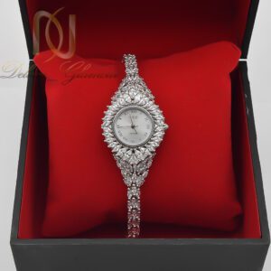 ساعت نقره زنانه نگین مارکیز موتور ژاپن