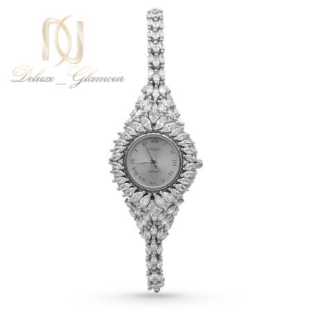 ساعت نقره زنانه نگین مارکیز