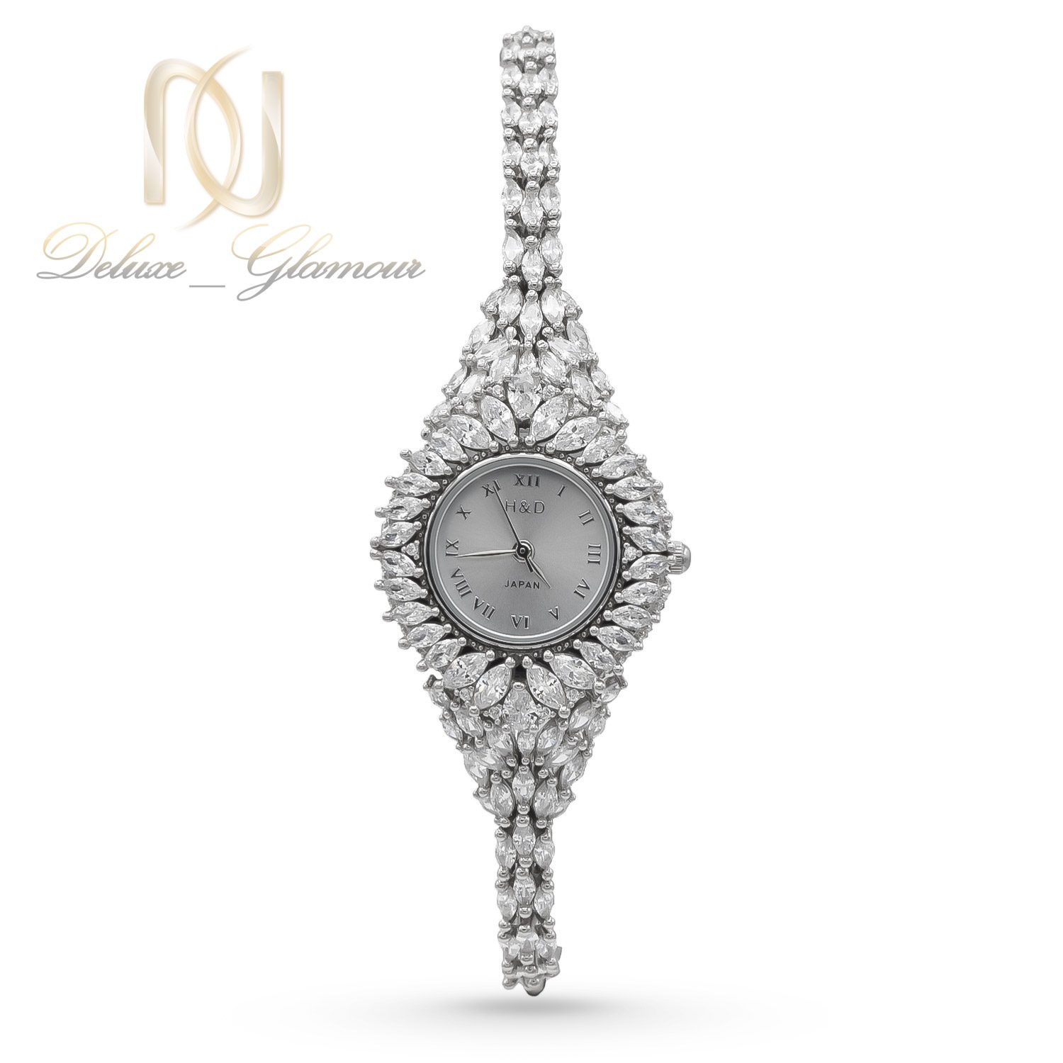 ساعت نقره زنانه نگین مارکیز