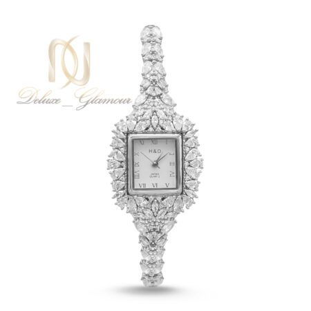 ساعت نقره زنانه صفحه مستطیلی