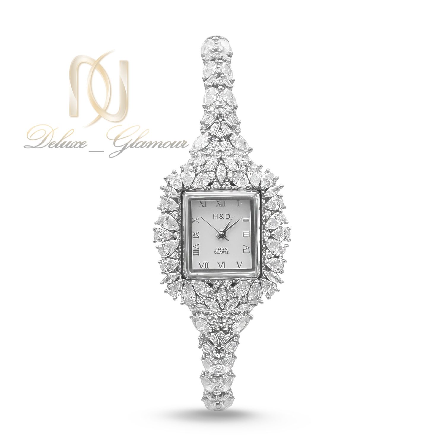 ساعت نقره زنانه صفحه مستطیلی