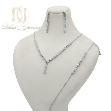 سرویس نقره زنانه مدل گل