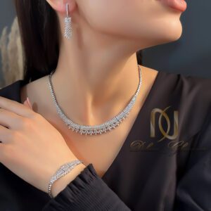 سرویس نقره زنانه نگین مارکیز