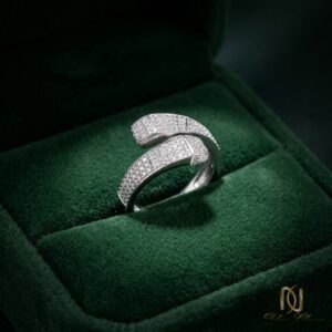 انگشتر زنانه نقره نگین دار - RG-N0904 - 4