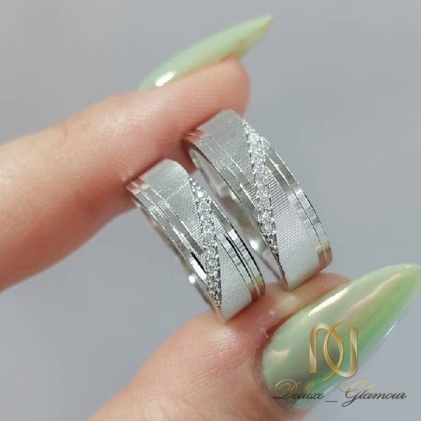 حلقه ست نقره ازدواج - ri-n182 - 6