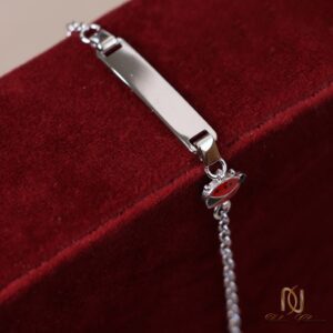 دستبند بچگانه نقره ترک طرح کفشدوزک ds-n933 - 62532 - 5
