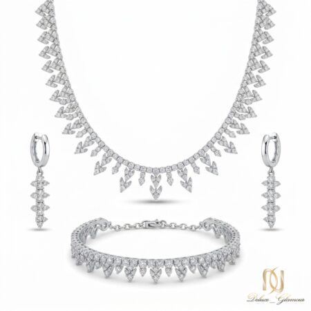سرویس نقره زنانه نگین اتمی ns-s-6 عکس اصلی