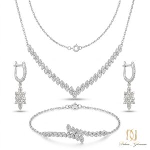 سرویس نقره زنجیری ns-s-14 عکس اصلی
