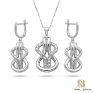 نیم ست نقره زنانه ce-new-31 عکس اصلی