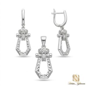 نیم ست نقره زنانه مجلسی ce-new-30 عکس اصلی