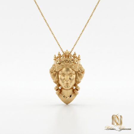 گردنبند نقره زنانه ملکه ne-new-25 عکس اصلی