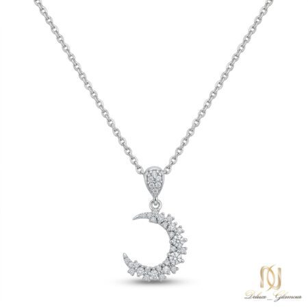 گردنبند نقره زنانه هلال ماه ne-new-20 عکس اصلی