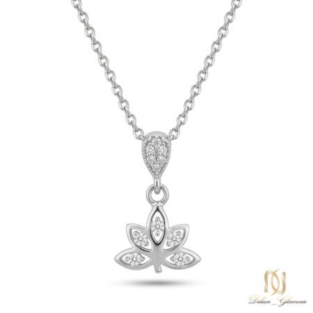 گردنبند نقره زنانه گل ne-new-18 عکس اصلی