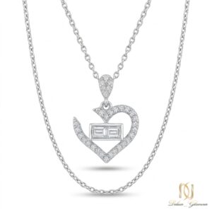 گردنبند نقره قلب ne-new-19 عکس اصلی