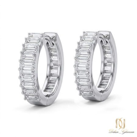 گوشواره نقره حلقه ای باگت