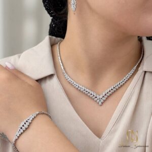 سرویس نقره زنانه مجلسی طرح اشک ns-s-58 - تصویر 5