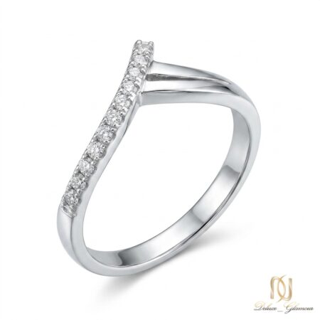 انگشتر نقره زنانه V شکل ri-s-22 عکس اصلی