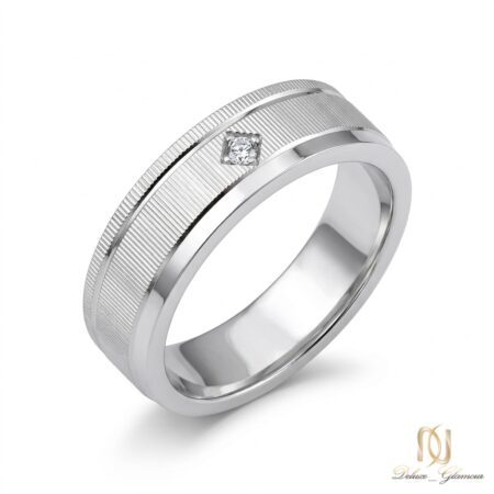 انگشتر نقره زنانه طرح حلقه مینیمال ri-s-64 عکس اصلی