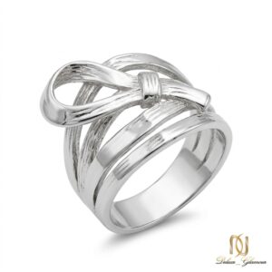 انگشتر نقره زنانه طرح پاپیون ri-s-59 عکس اصلی