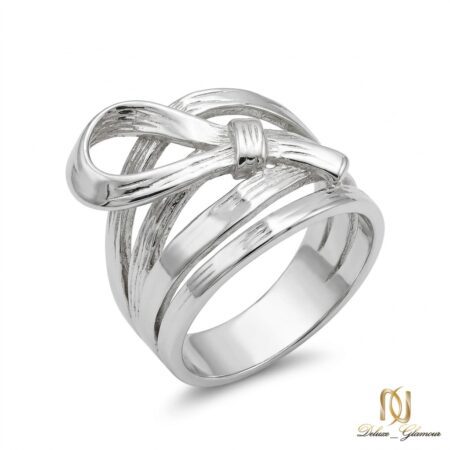 انگشتر نقره زنانه طرح پاپیون ri-s-59 عکس اصلی