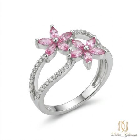 انگشتر نقره گل ri-s-29 عکس اصلی