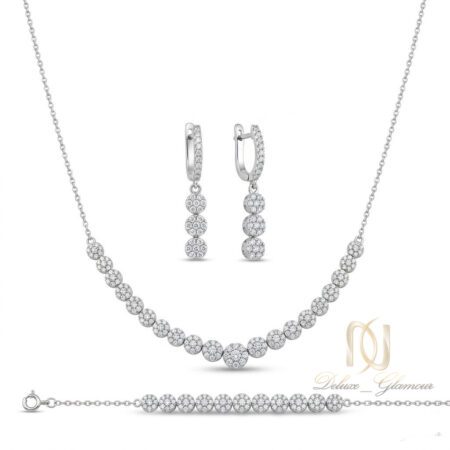 سرویس نقره زنانه جواهری مجلسی ns-s-61 عکس اصلی