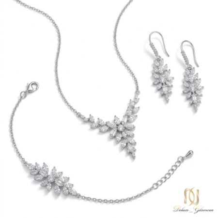 سرویس نقره زنانه طرح شاخه و برگ درخشان ns-s-45 عکس اصلی