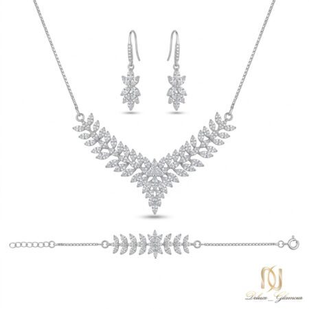 سرویس نقره زنانه مجلسی نگین اتمی طرح هفتی ns-s-50 عکس اصلی