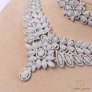 سرویس نقره زنانه پرنگین طرح طلا ns-n483 - 25686 - 8