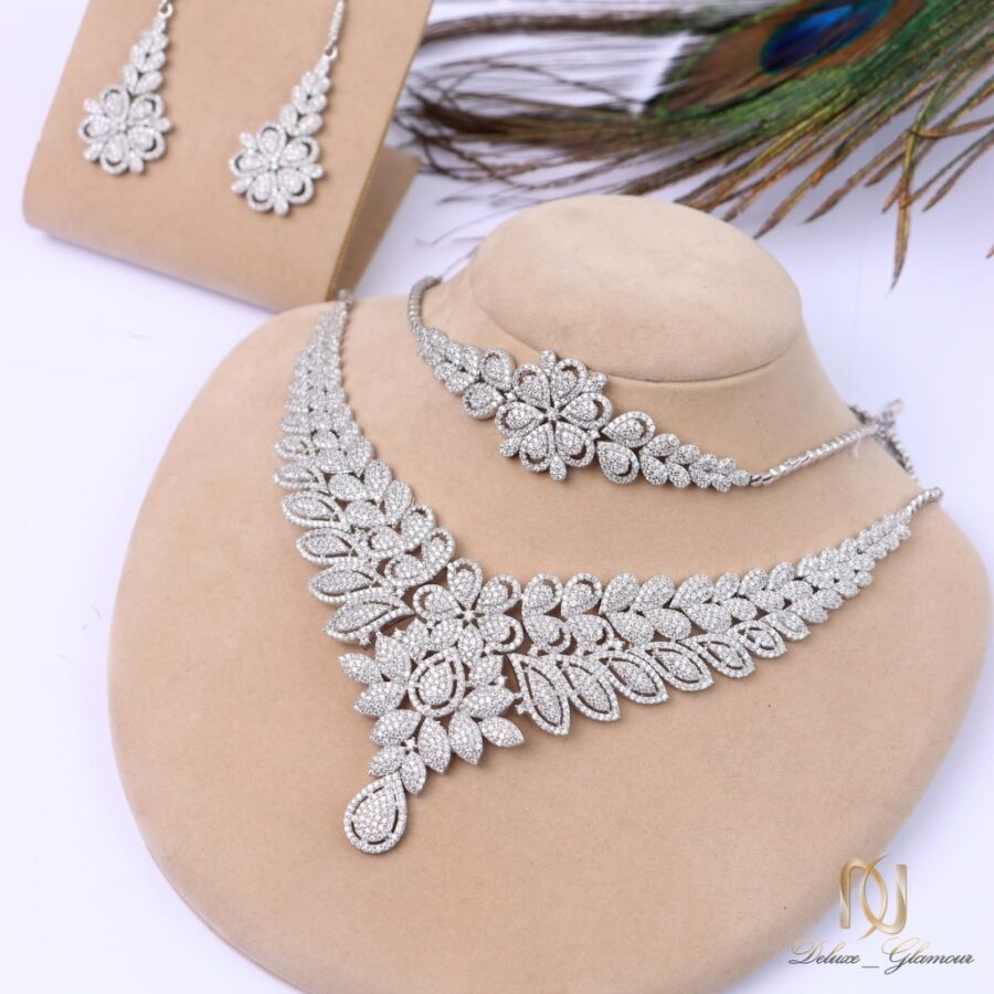سرویس نقره زنانه پرنگین طرح طلا ns-n483 - 25686 - 5