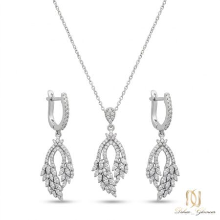 نیم ست نقره زنانه طرح اسلیمی مجلسی ce-new-79 عکس اصلی