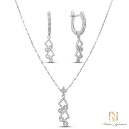 نیم ست نقره عیار 925 زنانه مجلسی ce-new-86 عکس اصلی