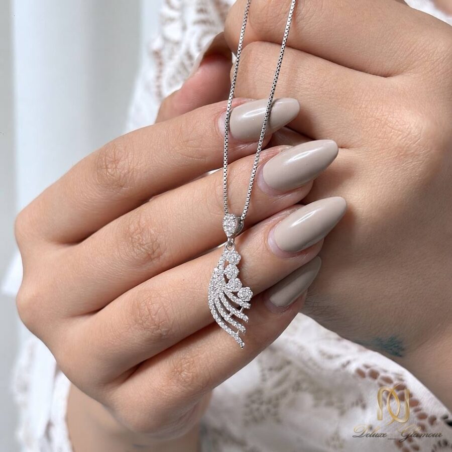 گردنبند فلاور نقره زنانه - ne-n255 - 4