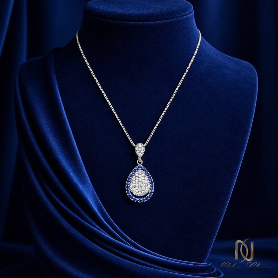 گردنبند نقره زنانه اشک - ma-n779 - 4